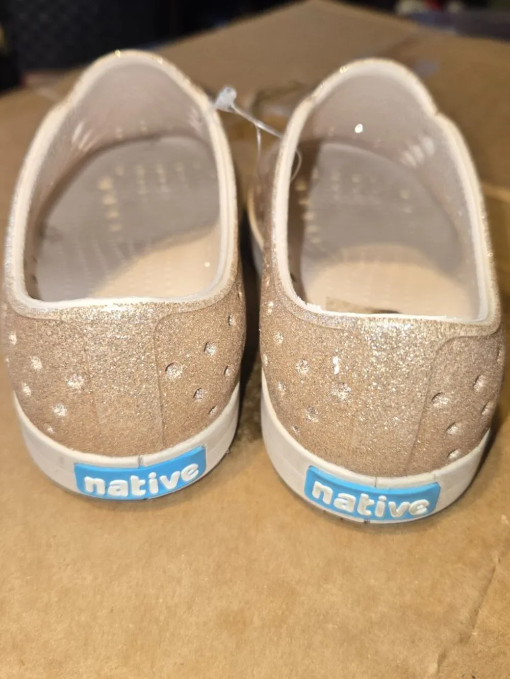 Native gold shoes kids